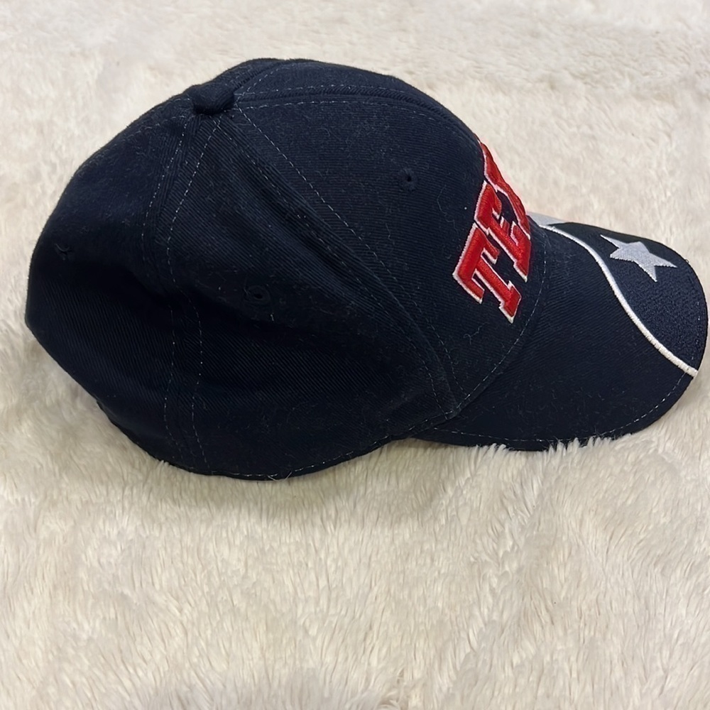 Embroidered Texas Patriotic Baseball Cap velcro - Picture 5 of 9